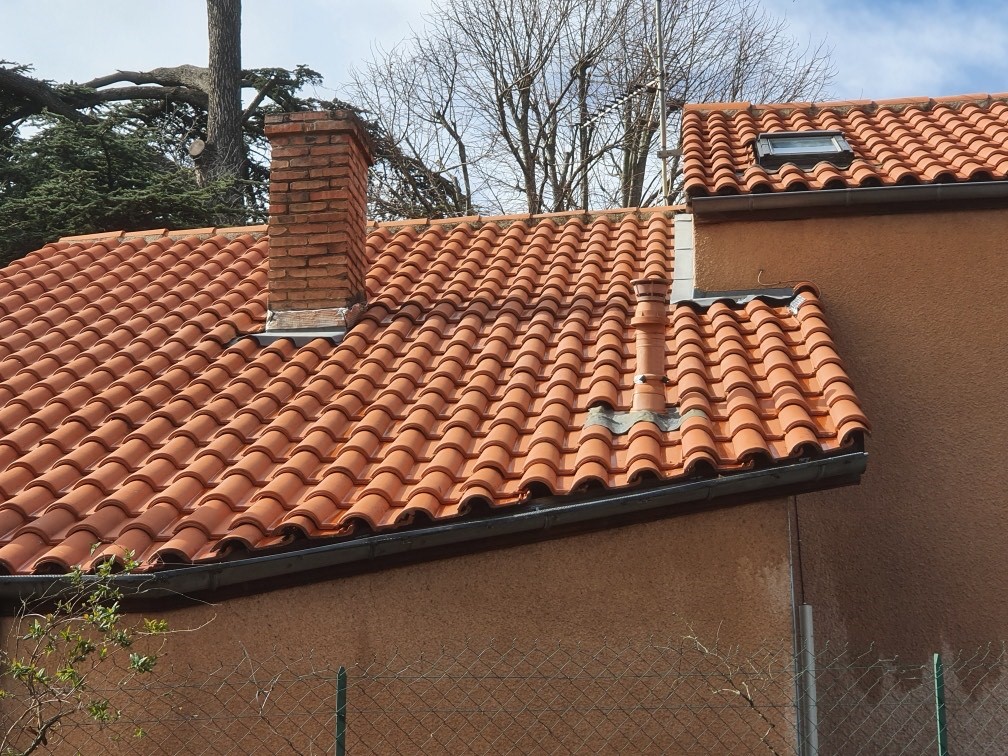 Nettoyage et démoussage toiture toulouse / avant