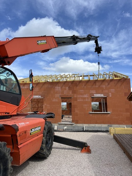 pose charpente Fronton